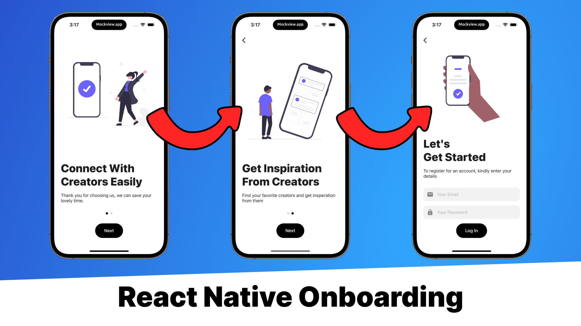 React Native App Intro Animation with Reanimated