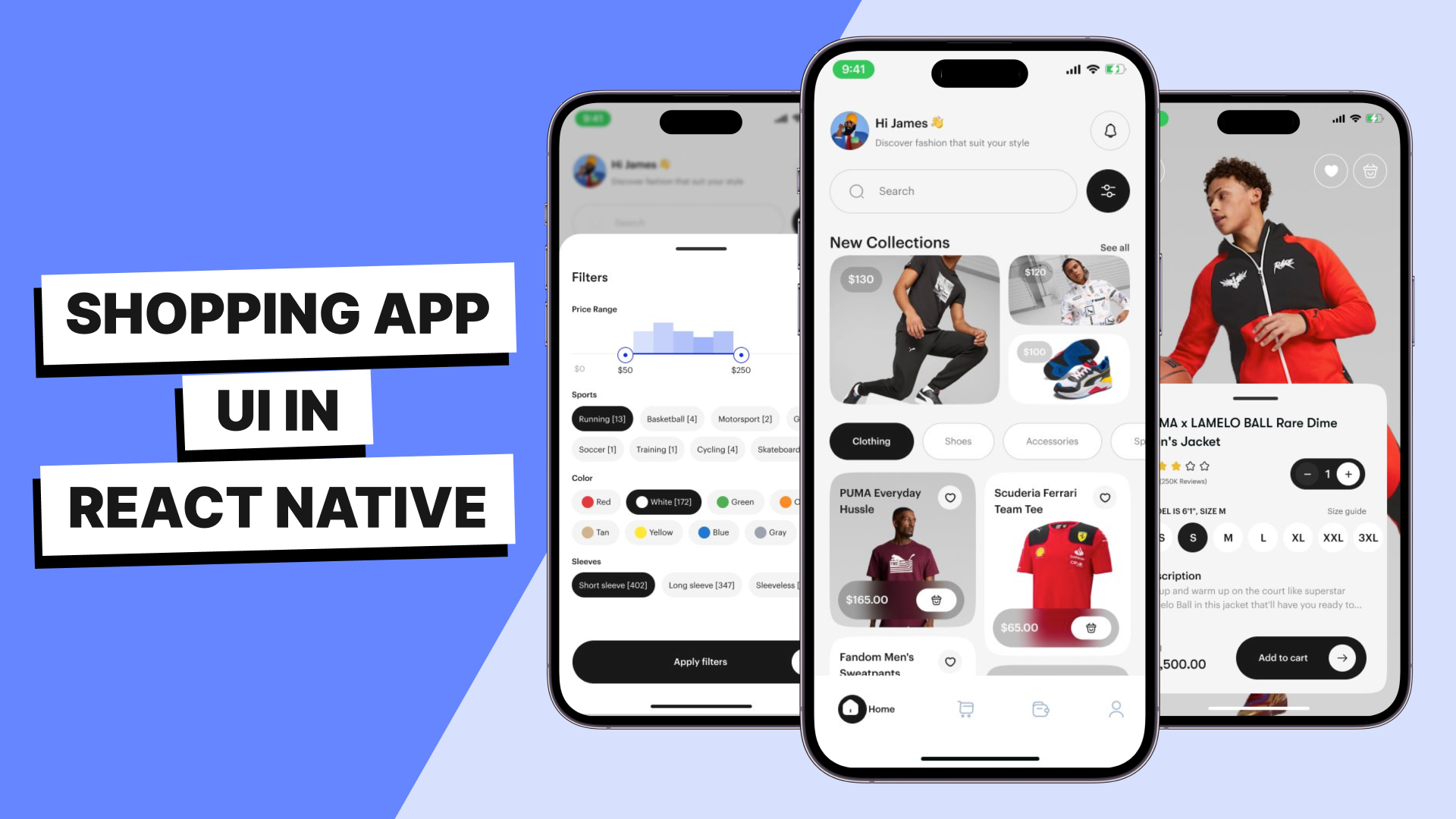React Native Shopping App UI